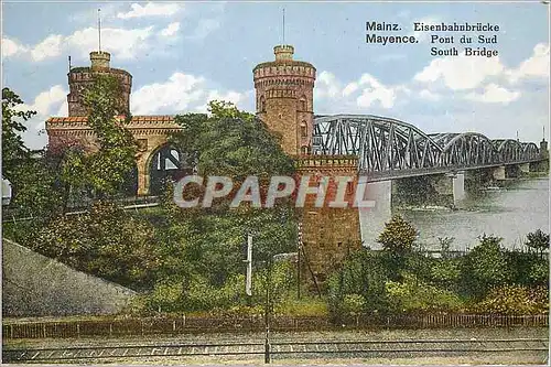 Cartes postales Mayence Pont du Sud South Bridge