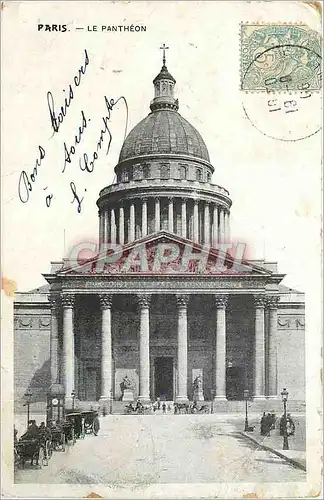 Cartes postales Paris Le Pantheon