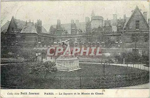 Ansichtskarte AK Paris Le Square et le Musee de Clunny