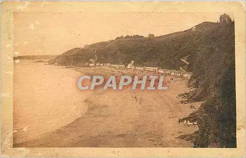 Cartes postales Etables Vue generale de la plage des Godelins