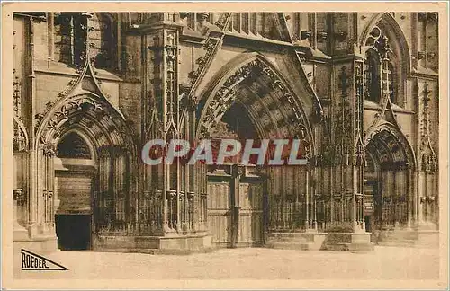 Cartes postales Toul Portail de la Cathedrale