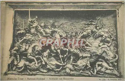 Cartes postales Mars la Tour National Denkmal Schlacht von Rezonville