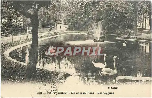 Ansichtskarte AK Vichy Allier Un coin du Parc Cygnes