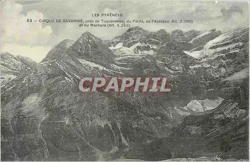 Cartes postales Cirque de Gavarnie pres de Tuquerouve du Pailla