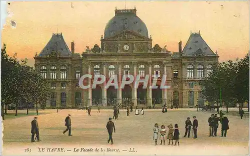 Ansichtskarte AK Le Havre La Facade de la Bourse