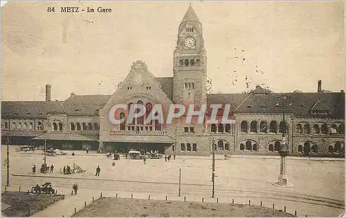 Cartes postales Metz La Gare