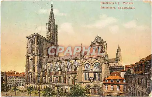 Cartes postales Strassbourg La Cathedrale