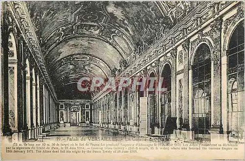 Cartes postales Palais de Versailles La Galerie