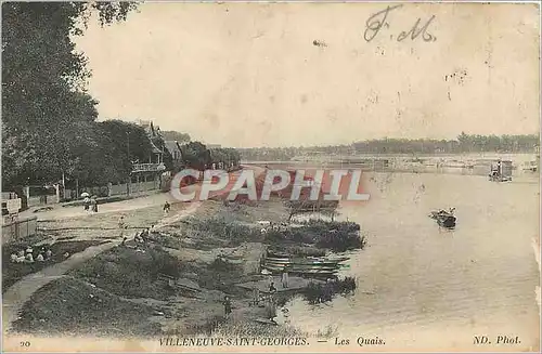Cartes postales Villeneuve Saint Georges Les Quais