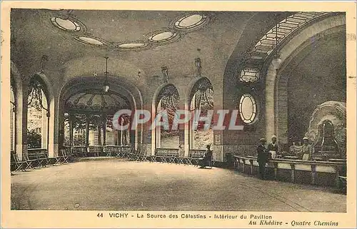 Cartes postales Vichy La Source des Celestins Interieur du Pavillon