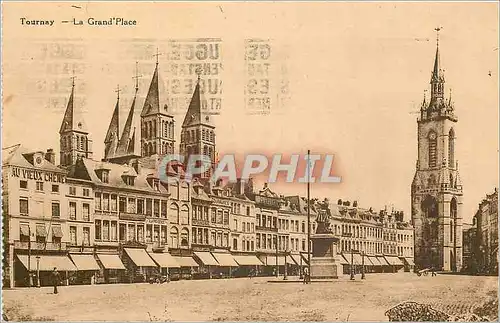 Cartes postales Tournay La Grand Place