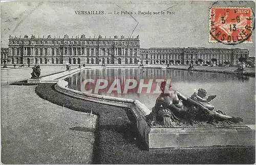 Ansichtskarte AK Versailles Le Palais Facade sur le Parc