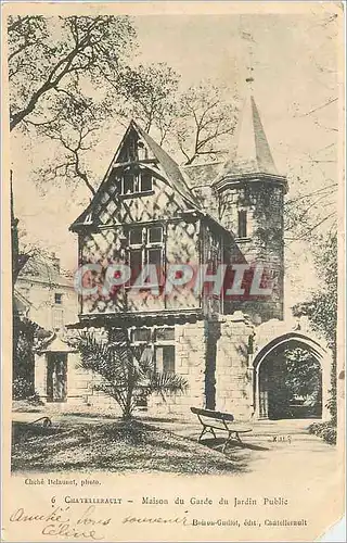 Cartes postales Chatellerault Maison du Garde du Jardin Public