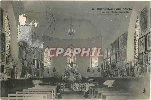 Ansichtskarte AK Notre Dame des Anges Interieur de la Chapelle
