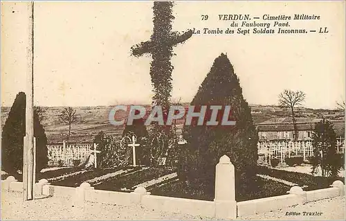 Ansichtskarte AK Verdun Cimetiere Militaire du Faubourg Pave