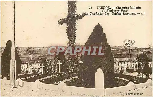 Cartes postales Verdun Cimetiere Militaire du Faubourg Pave
