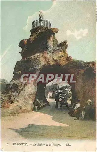 Cartes postales Biarritz Le Rocher de la Vierge