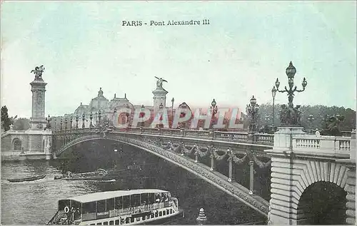 Cartes postales Paris Pont Alexandre III