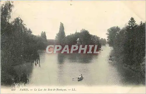 Cartes postales Paris Le Lac du Bois de Boulogne