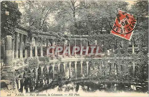 Ansichtskarte AK Paris Parc Monceau la Colonnade