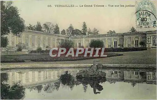 Cartes postales Versailles Le Grand Trianon Vue sur les jardins