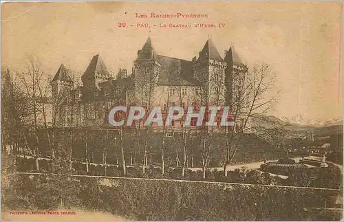 Cartes postales Pau Le Chateau D'Henri IV