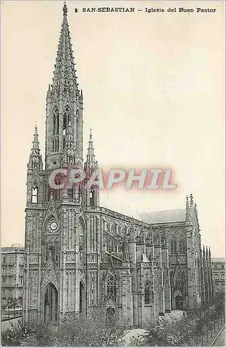 Cartes postales San Sebastian Iglesia del Buen Pastor