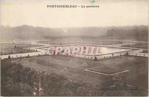 Ansichtskarte AK Fontainebleau Le parterre