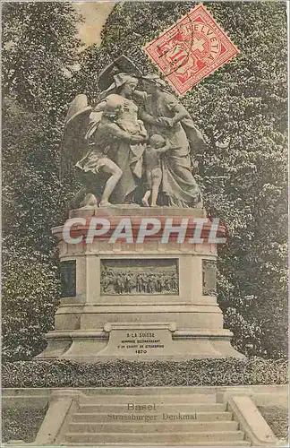 Cartes postales Basel Strassburger Denkmal