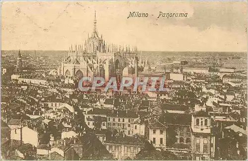 Cartes postales Milano Panorama