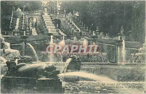 Ansichtskarte AK Parc de Saint Cloud Grandes Eaux