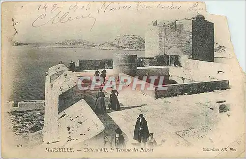 Cartes postales Marseille Chateau d'If la Terrasse des Prisons