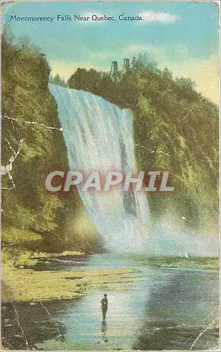 Cartes postales Montmorency Falls neart Quebec Canada