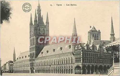 Cartes postales Ypres Les Halles