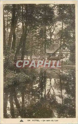 Cartes postales Vittel Un coin du Lac