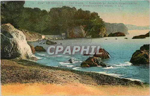 Cartes postales Env de Toulon Cap Brun Rochers de Sainte Marguerite