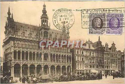 Cartes postales Bruxelles Maison du Roi et Maisons de la Grand Place