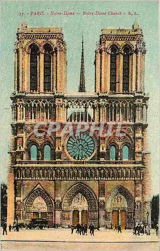 Cartes postales Paris Notre Dame