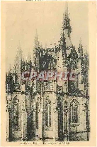 Cartes postales Abside de l'Eglise St Michel