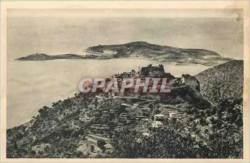 Cartes postales Eze et le Cap Ferrat vus de la Grande Corniche