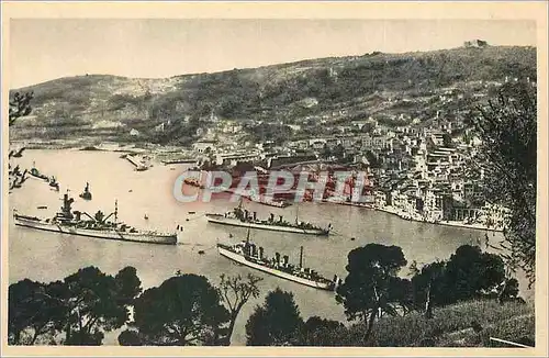 Cartes postales Villefranche sur Mer Vue d'ensemble