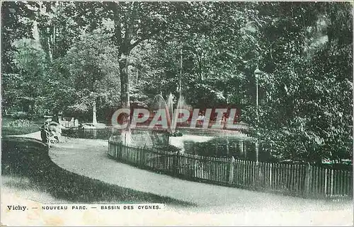 Ansichtskarte AK Vichy Nouveau Parc Bassin des Cygnes