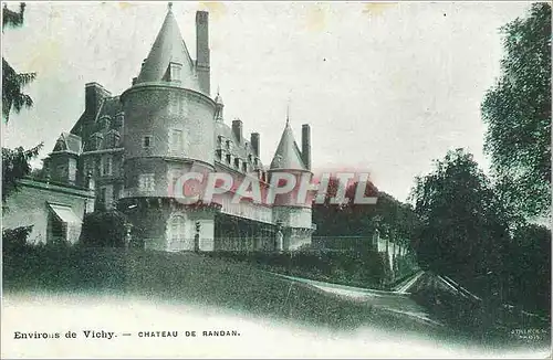 Cartes postales Environs de Vichy Chateau de Randan