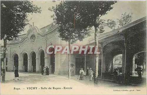 Cartes postales Vichy Salle de Repos Entree