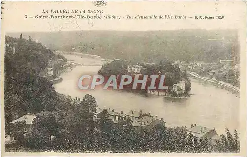 Cartes postales Saint Rambert I'lle Barbe Rhone Vue d'ensemble de l'lle Barbe