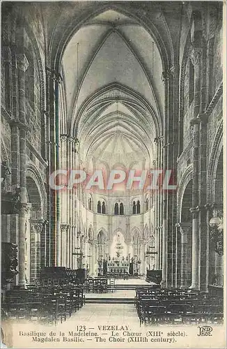Cartes postales Vezelay Basilique de la Madeleine Le Choeur