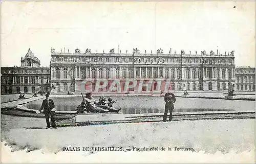 Ansichtskarte AK Palais de Versailles Facade cote de la Terrasse