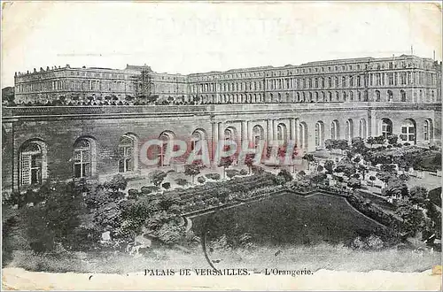 Cartes postales Palais de Versailles L'Orangerie