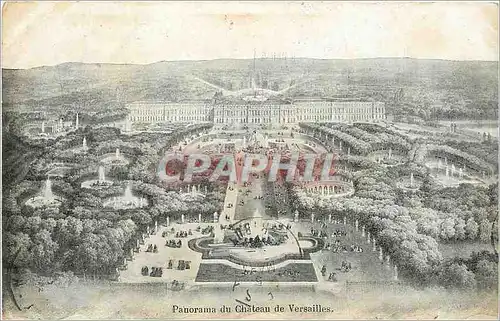 Cartes postales Panorama du Chateau de Versailles