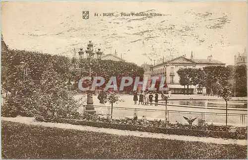 Cartes postales Dijon Place President Wilson